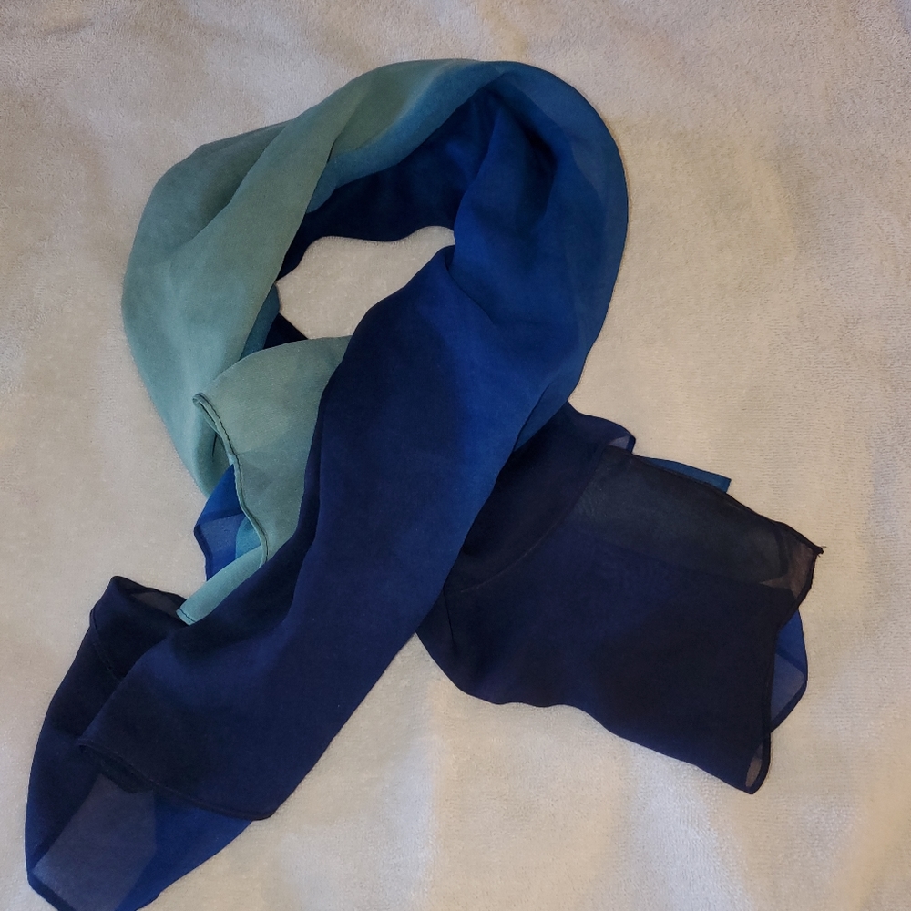 Sheer Multicolored Scarf